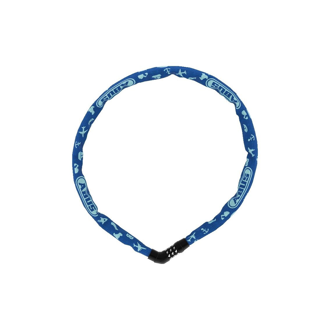 ABUS Steel-O-Chain 4804C/75 Blue Symbols ķēdes slēdzene