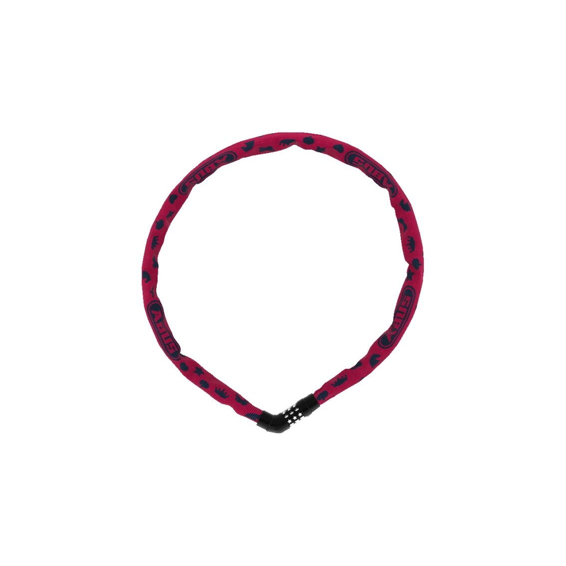 ABUS Steel-O-Chain 4804C/75 Pink Symbols Velosipēda Slēdzene
