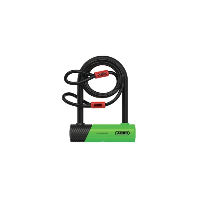 ABUS Ultra Mini 410K/150HB140 Green U-veida slēdzene 1 ABUS Ultra Mini 410K/150HB140 Green U-veida slēdzene 1