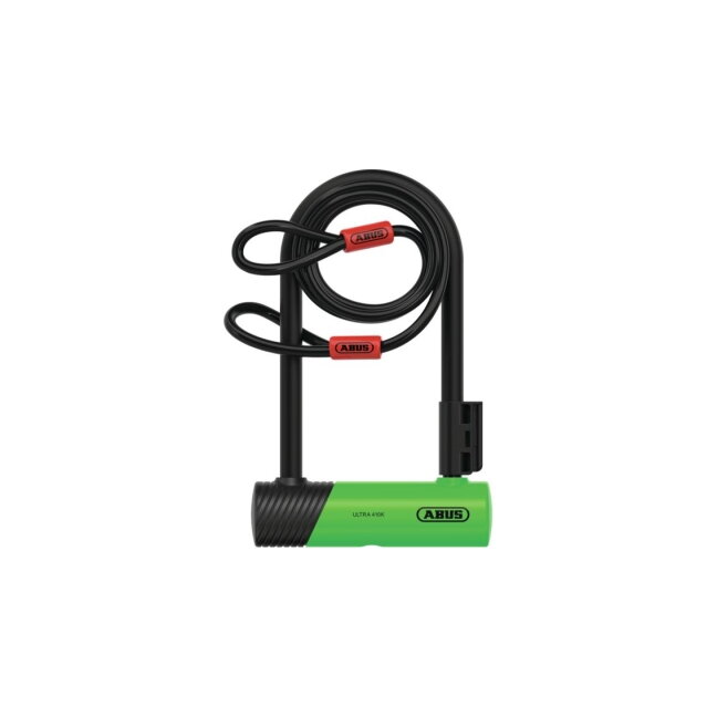 ABUS Ultra Mini 410K/150HB180 Green + SH + Cobra 10/120 U-veida slēdzene
