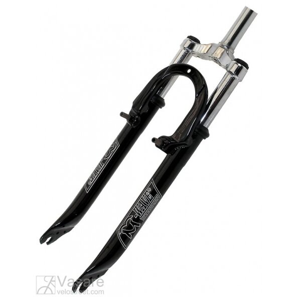 Suspension fork 24", 1", 220/130mm silver