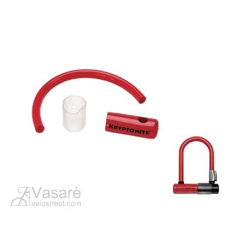 Skin Kryptonite U-tipe lock MINI3.25 red Skin Kryptonite U-tipe lock MINI3.25 red