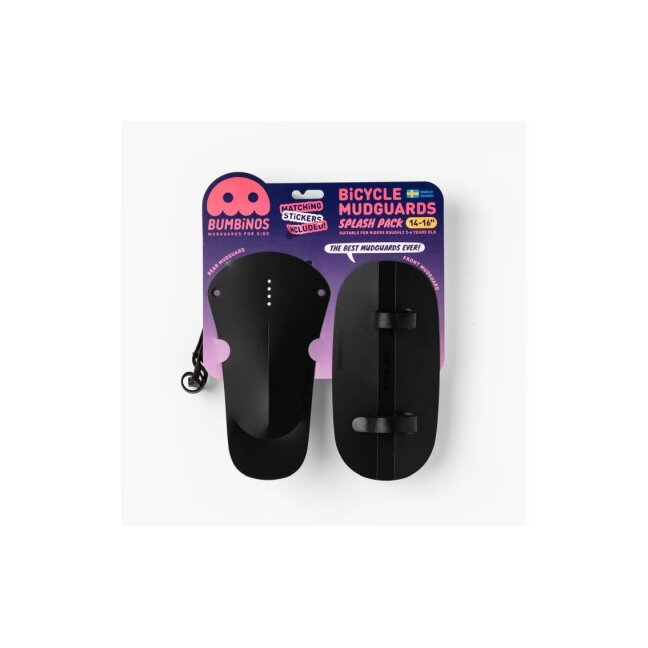 Ass Savers Bumbinos Splash Pack Just Black 14-16" purvasaugiai 2