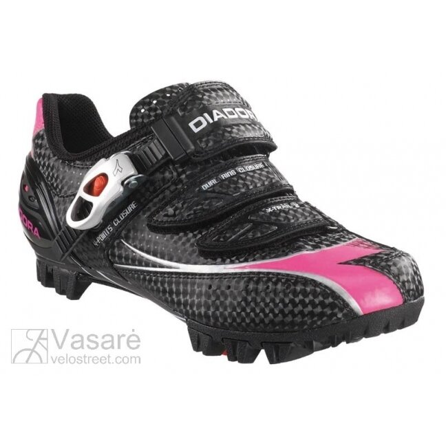 Cycling Shoes MTB Diadora X TRAIL 2 black/pink super
