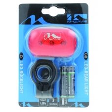 Flashlight, red, 3 red LEDs