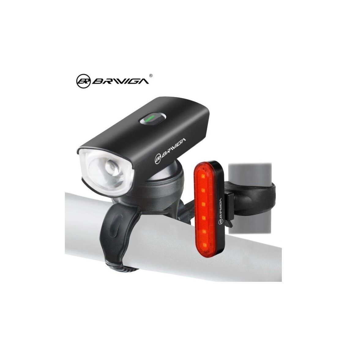 Briviga LW-F450-056B priekinis ir galinis žibintų komplektas