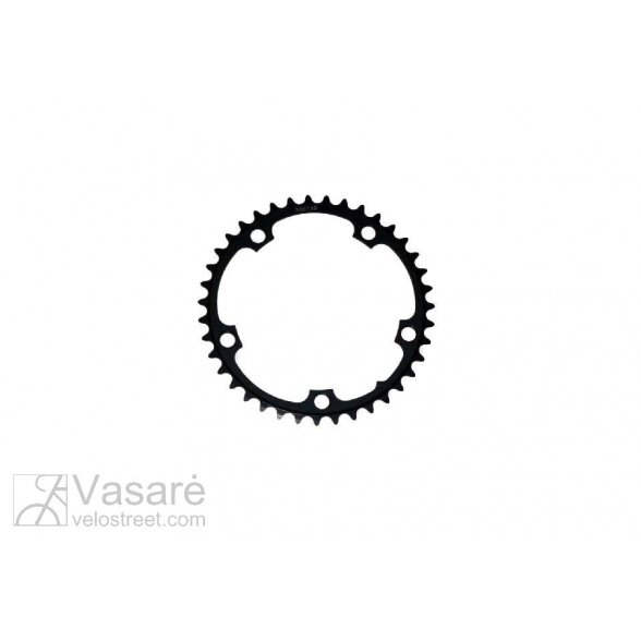 Chain ring ROTOR ROAD C38t BCD110x5 compact Black NoQ inner