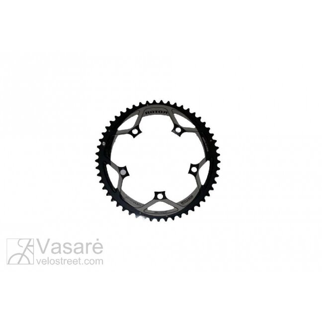 Chain ring ROTOR ROAD C53t BCD110x5 compact Black NoQ outer Chain ring ROTOR ROAD C53t BCD110x5 compact Black NoQ outer