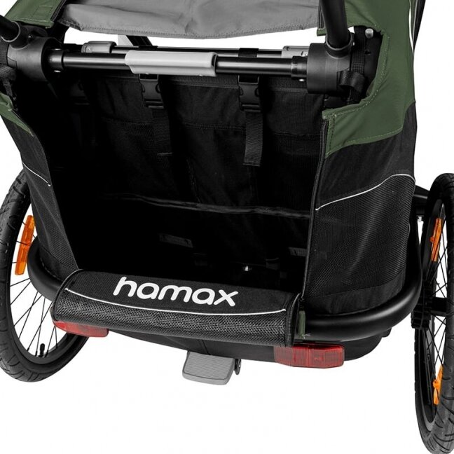 Fahrrad trailer for children Hamax Outback ONE green/black 4 Fahrrad trailer for children Hamax Outback ONE green/black 4