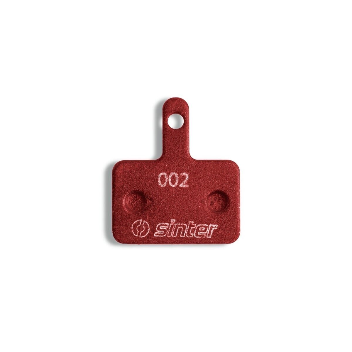 Disc brake pads Sinter 002 Shimano B, organic, MTB Standard, red, set 1 Disc brake pads Sinter 002 Shimano B, organic, MTB Standard, red, set 1