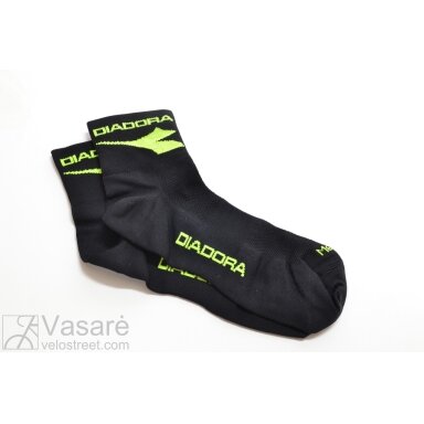 DIADORA puskojinės CALZINO RACING L-dydis NERO/GI DIADORA puskojinės CALZINO RACING L-dydis NERO/GI