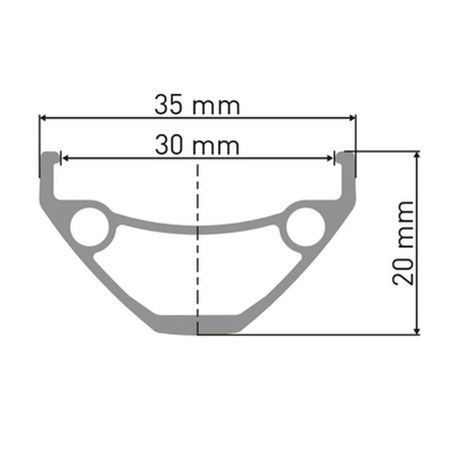 DT Swiss 29" E 593 Rim 1