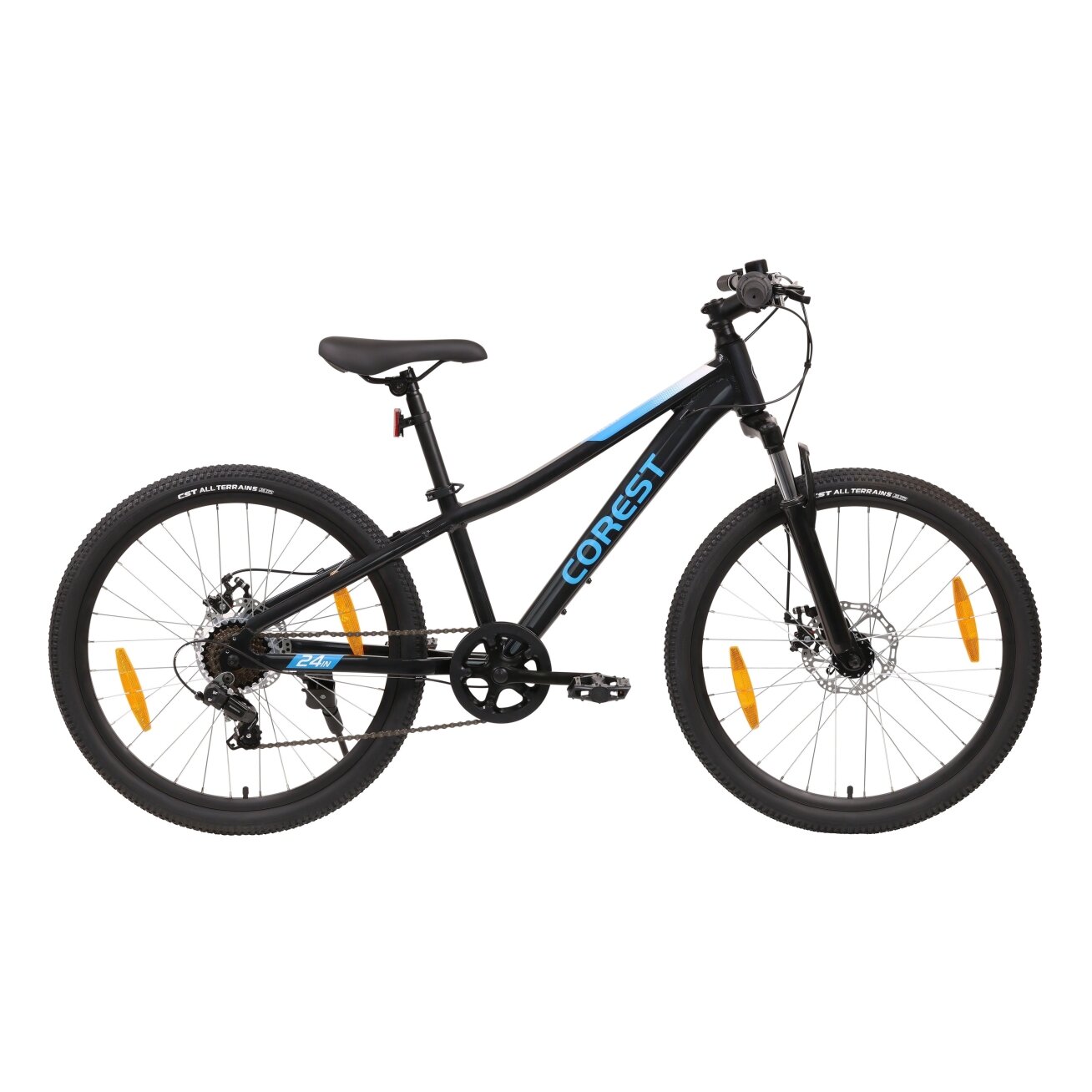 Bicycle COREST 24 Black/blue Bicycle COREST 24 Black/blue