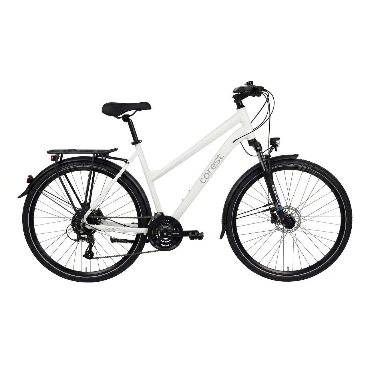 Dviratis Corest RAMPER TB10 28 Trekking LDS ALTUS 3x8 SF White Pearl Dviratis Corest RAMPER TB10 28 Trekking LDS ALTUS 3x8 SF White Pearl