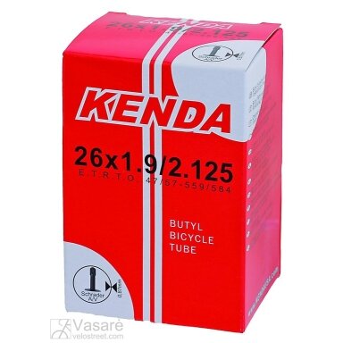 Tube KENDA 16x1.75-2.125, 47/57-305 DE/V Tube KENDA 16x1.75-2.125, 47/57-305 DE/V