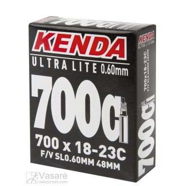 Tyre tube 700x18-23C, F/V- 60 mm ULTRA LIGHT Tyre tube 700x18-23C, F/V- 60 mm ULTRA LIGHT