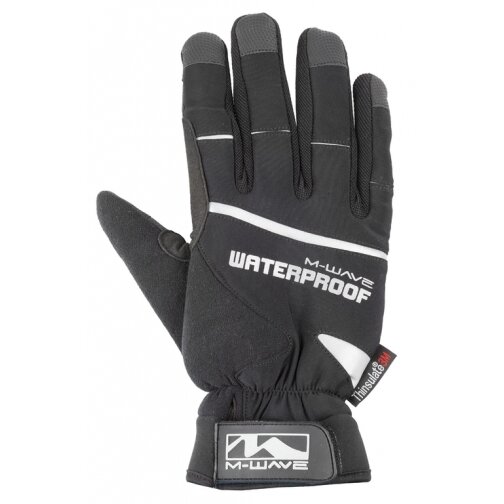 bicycle gloves  M-WAVE "ALASKA-GEL", wind and water resistant, size: M 2