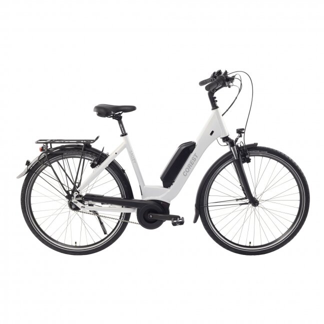 E-bike COREST e-SALLEY CEB10 N8 FW Bosch Performance 500Wh Pearl white matt E-bike COREST e-SALLEY CEB10 N8 FW Bosch Performance 500Wh Pearl white matt
