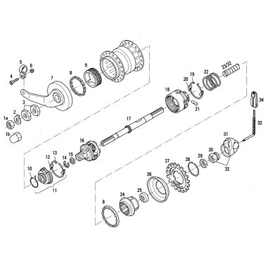 Fiksatoriu laikiklis T3 Sram Fiksatoriu laikiklis T3 Sram