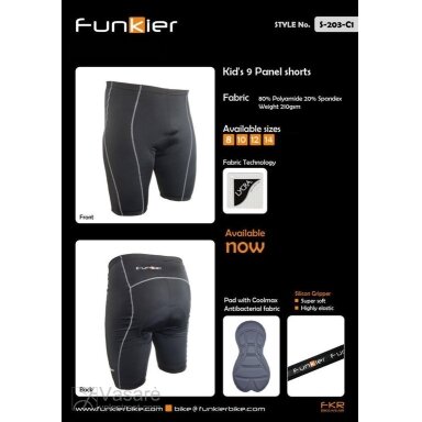 FUNKIER vaikiški šortai XS (12) dydis FUNKIER vaikiški šortai XS (12) dydis