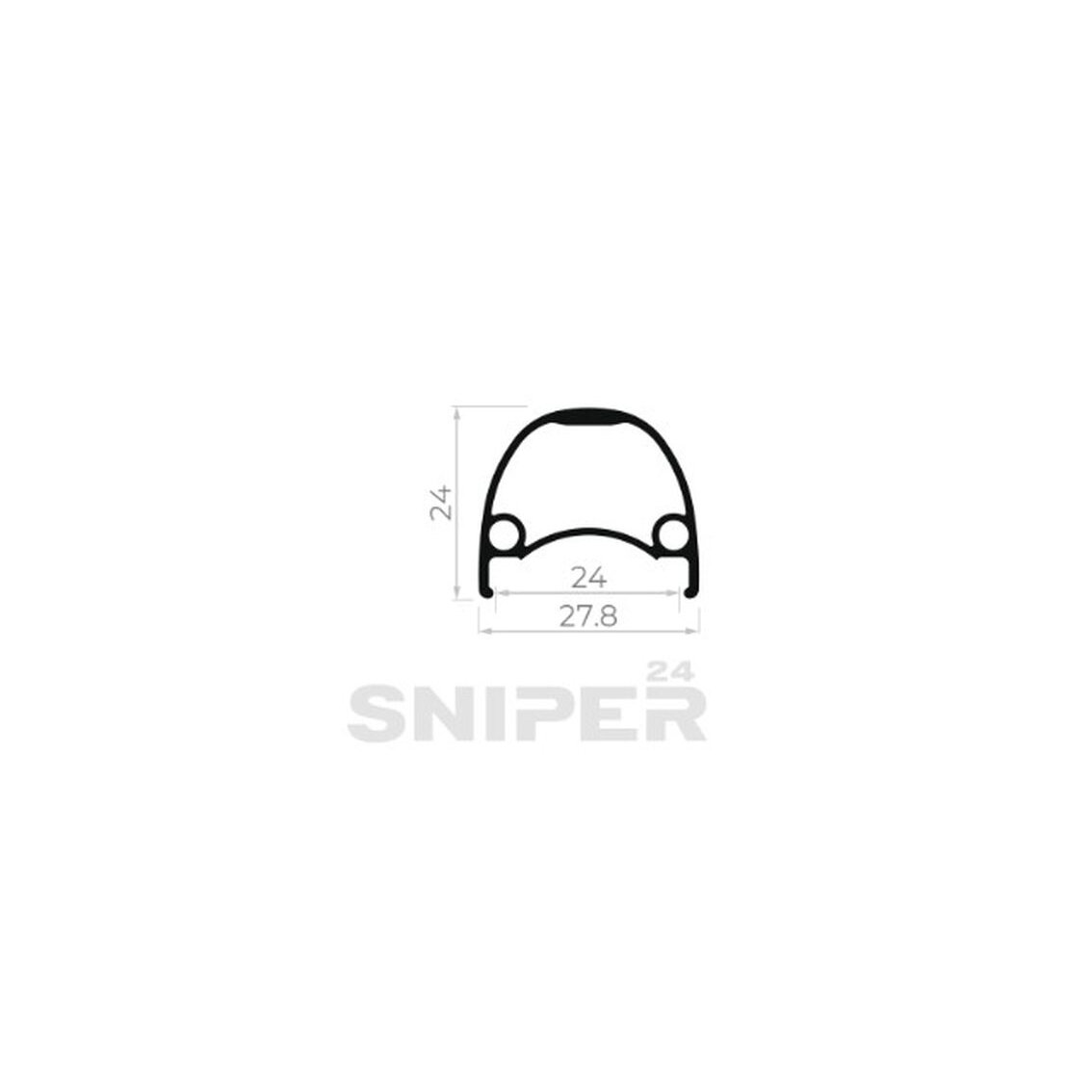 Rear Wheel 700C Rodi Sniper 12x142 Center Lock 2