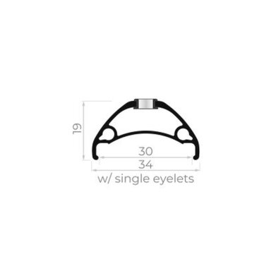 Galinis ratas Rodi Tryp 30 EVO 27.5" Micro Spline Galinis ratas Rodi Tryp 30 EVO 27.5" Micro Spline
