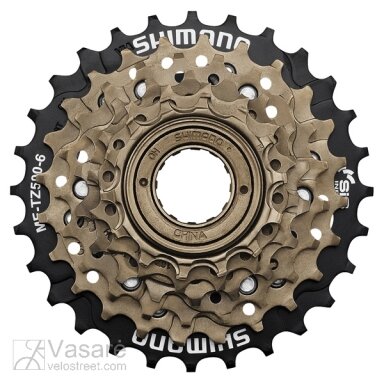 Freewheel, 6 sp., Shimano MF-TZ500 Freewheel, 6 sp., Shimano MF-TZ500