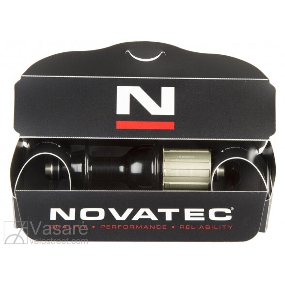 Galinė stebulė Novatec LIGHT, juoda, 24H, OLD:130 mm,11s