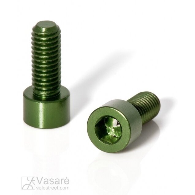 XLC screws for water bottle holders 2piece Set, green XLC screws for water bottle holders 2piece Set, green