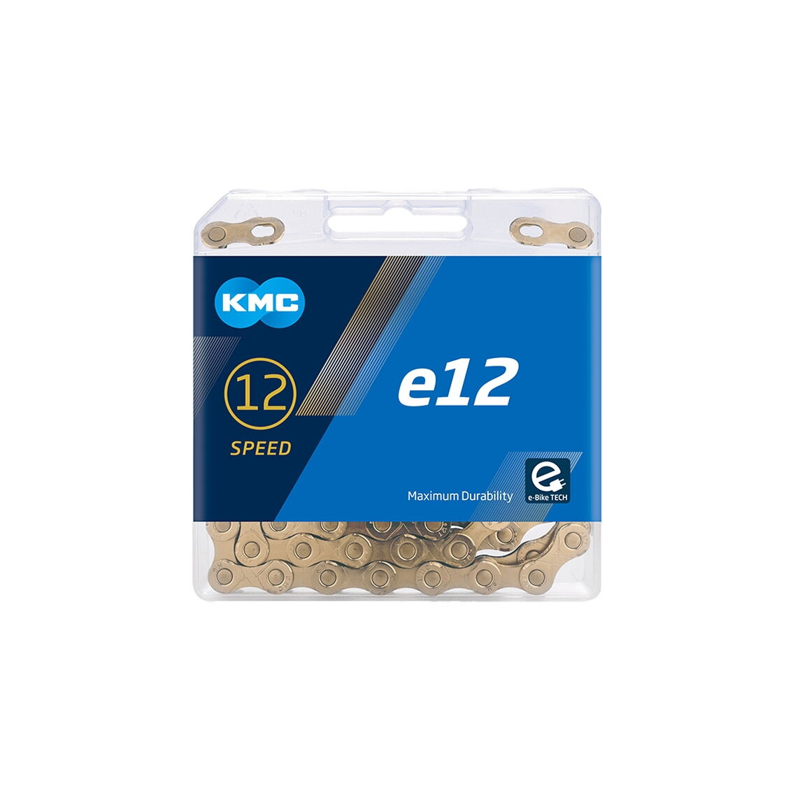 Grandinė KMC e12 Ti-N Gold 12 pavarų