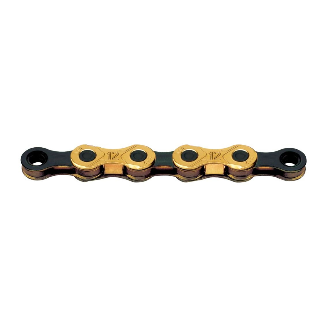 Grandinė KMC X12 Ti-N Gold/Black Waxed 12 pavarų 1 Grandinė KMC X12 Ti-N Gold/Black Waxed 12 pavarų 1
