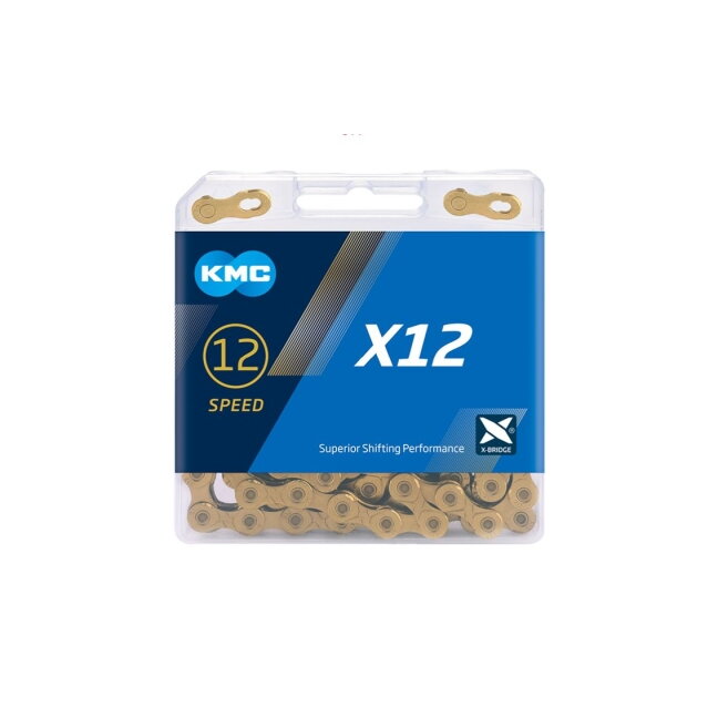 Grandinė KMC X12 Ti-N Gold 126L Grandinė KMC X12 Ti-N Gold 126L