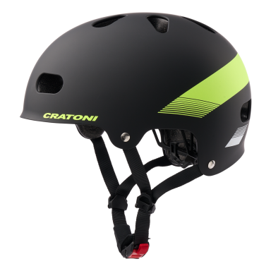 Helmet Cratoni C-Mate Jr., black-lime matt, size S/M (54-58cm) Helmet Cratoni C-Mate Jr., black-lime matt, size S/M (54-58cm)