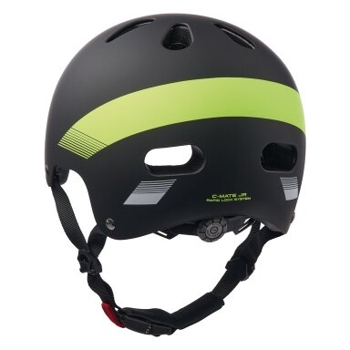 Helmet Cratoni C-Mate Jr., black-lime matt, size S/M (54-58cm) Helmet Cratoni C-Mate Jr., black-lime matt, size S/M (54-58cm)