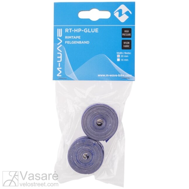 Itin aukšto slėgio ratlankio juosta, mėlyna 20mm Itin aukšto slėgio ratlankio juosta, mėlyna 20mm