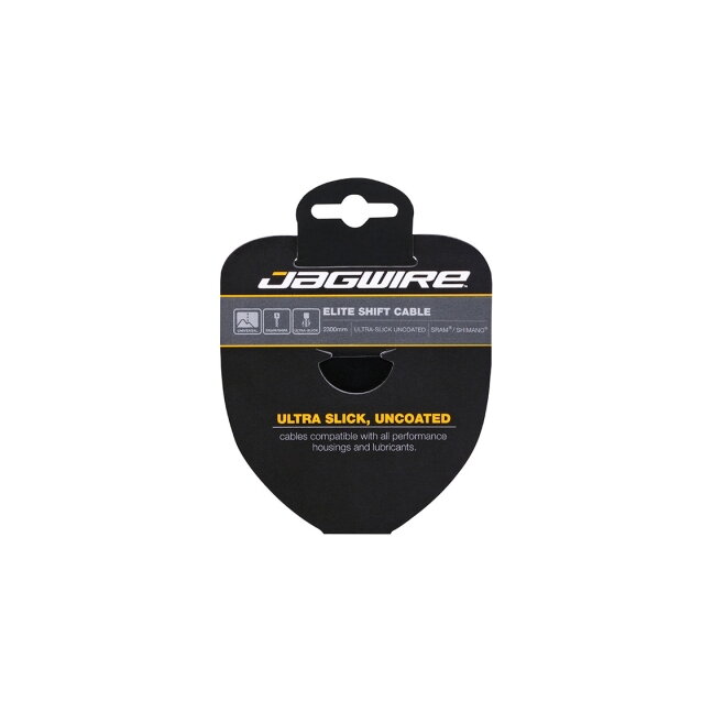 Jagwire Elite Polished Ultra-Slick Edelstahl Schaltzug 1.1 x 2300 mm Jagwire Elite Polished Ultra-Slick Edelstahl Schaltzug 1.1 x 2300 mm