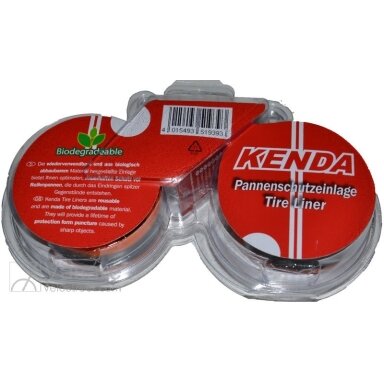 Juosta padangai nuo pradūrimų KENDA 700x20-25C / 20-25 x 622, juoda/oranžinė Juosta padangai nuo pradūrimų KENDA 700x20-25C / 20-25 x 622, juoda/oranžinė