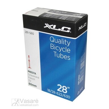 XLC inner tube 18/25-622/630 SV 60 mm XLC inner tube 18/25-622/630 SV 60 mm