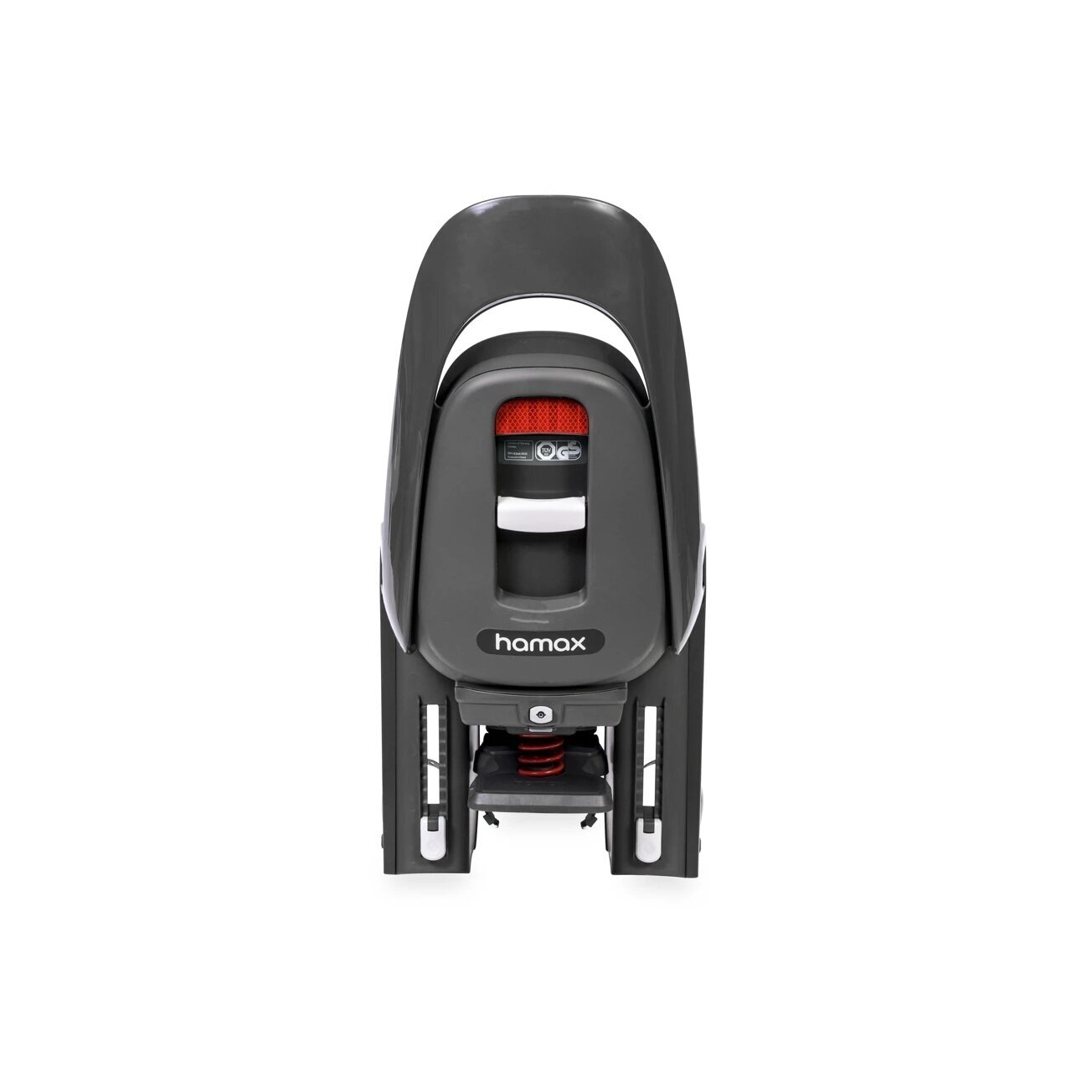 Child seat Hamax Caress w carrier adapter Grey/Red 2