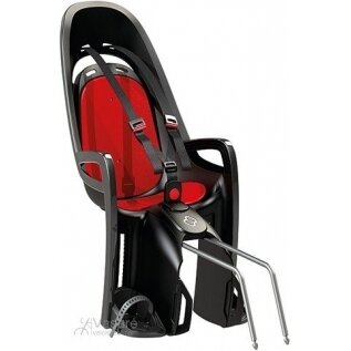 Child bike seat Hamax Zenith, grey/red Child bike seat Hamax Zenith, grey/red