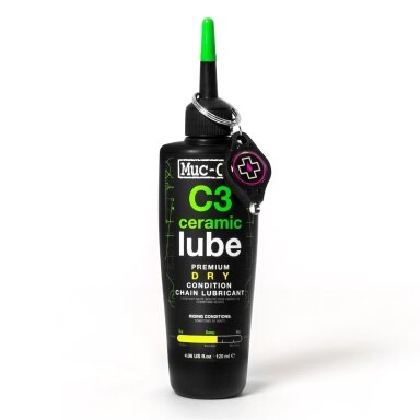 Keramikinis grandinės tepalas MUC-OFF C3 DRY LUBE 120ml Keramikinis grandinės tepalas MUC-OFF C3 DRY LUBE 120ml