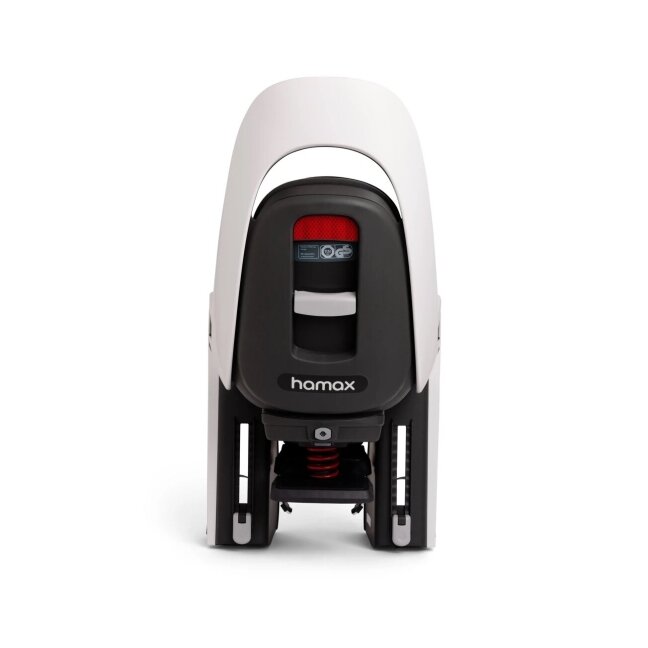 Child seat Hamax Caress w carrier adapter Grey/white 2
