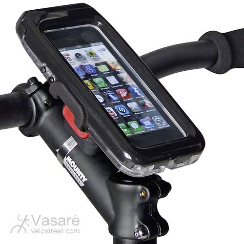 Phone Bag Ari Case Klickfix with Adapter transparent/black, w.rotating coupling 3