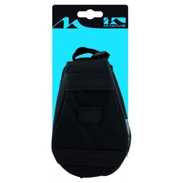 Clip-on saddle bag, black, size: L