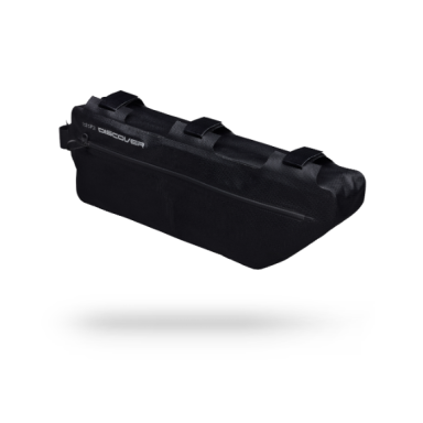 Krepšelis ant rėmo PRO Discover Team Gravel frame bag balck 5,5L Krepšelis ant rėmo PRO Discover Team Gravel frame bag balck 5,5L