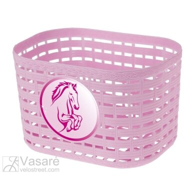 Krepšelis plastikinis vaikiškas pink Krepšelis plastikinis vaikiškas pink