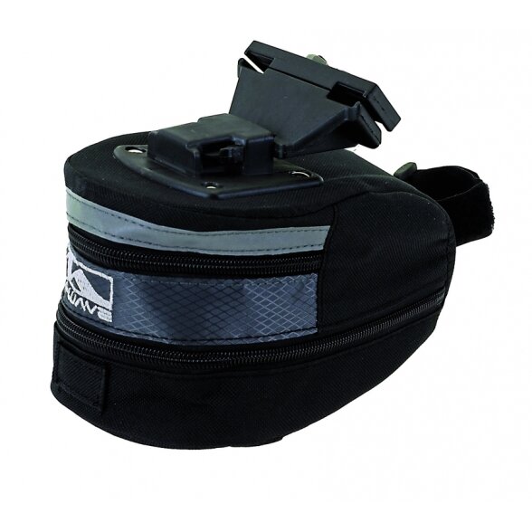 Clip-on saddle bag, black, size: L 2