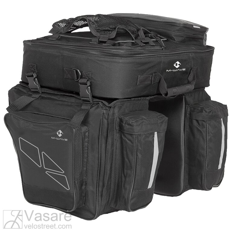 M-Wave Amsterdam Triple pannier bag M-Wave Amsterdam Triple pannier bag
