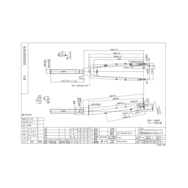 LF Rigid 700C šakė 3