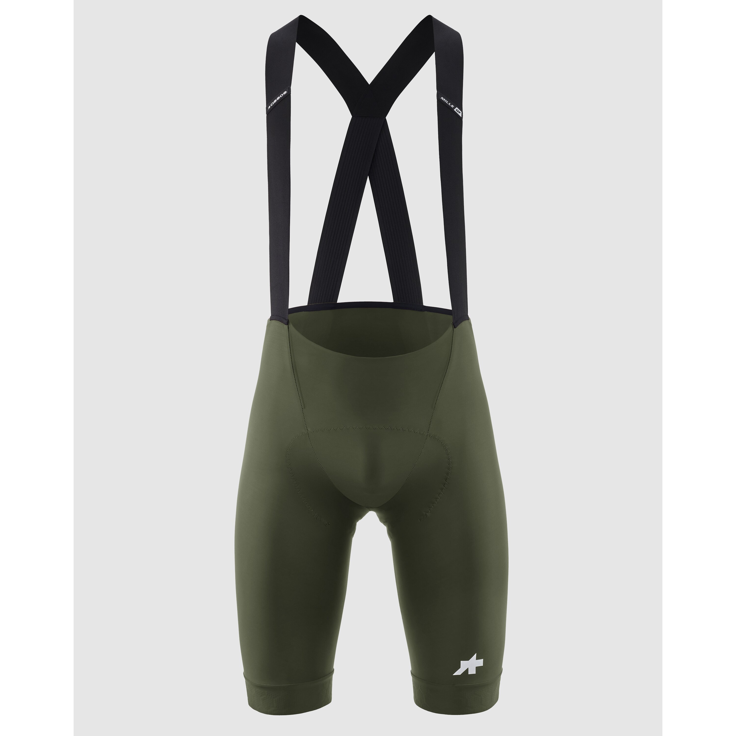 BIB SHORTS ASSOS MILLE GT S11 MOSS GREEN
